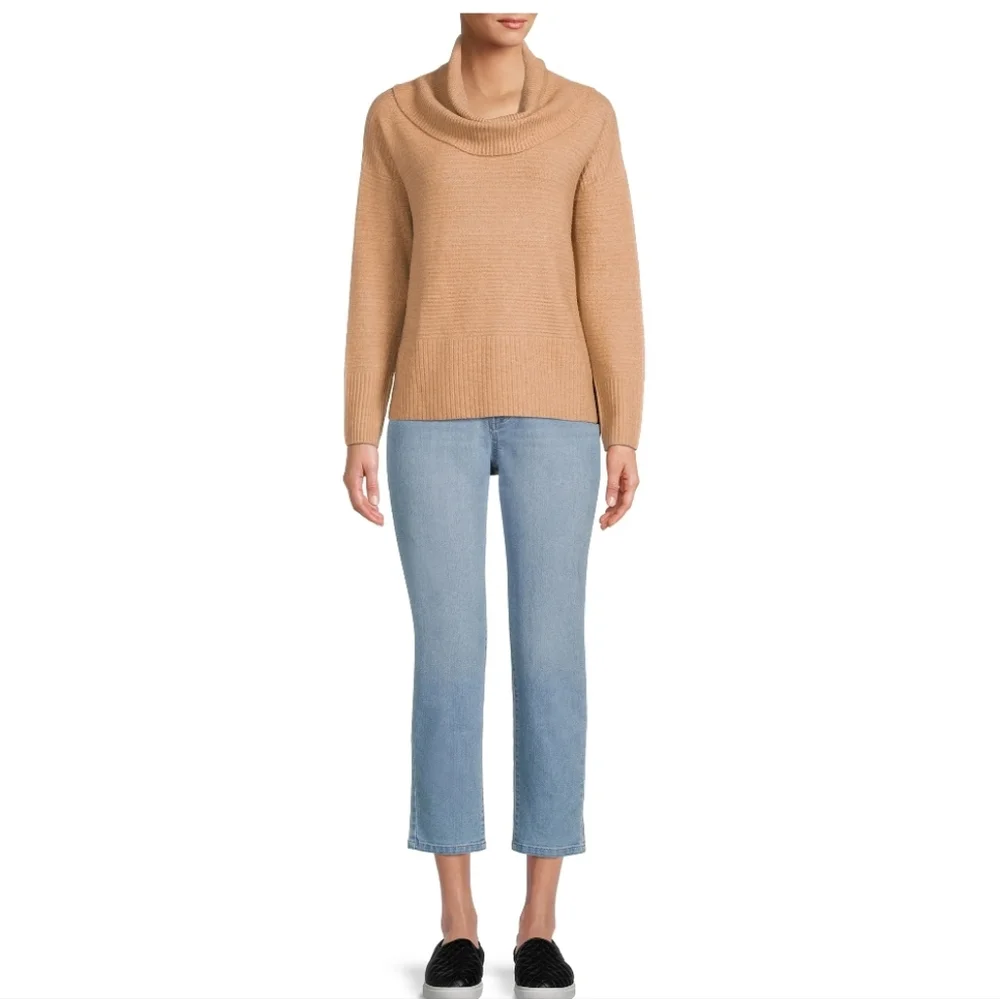 TIME & TRU Cropped Denim Light Wash Boyfriend Jeans NWOT